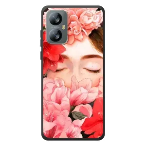 Чехлы (ART) Цветы на Blackview A52 Pro (VPrint) (Очі в квітах)