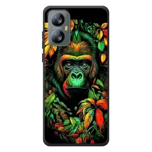Чехол с Обезьянами Blackview A52 Pro - (AlphaPrint) (Обезьяна в тропиках)