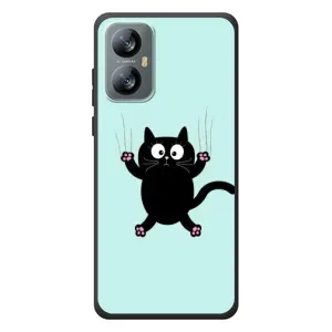Чохол з принтом для Blackview A52 Pro (AlphaPrint) Модні коти (Падаючий кіт)