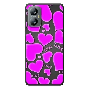Чехлы для любимой на Блэквью А52 Про (VPrint) (Pink hearts)