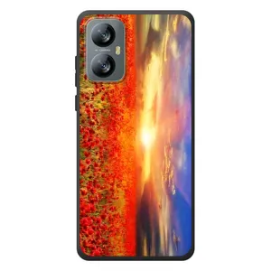 Чохол з картинкою (Стильні) 空气波 A52 Pro - (AlphaPrint) (Поле тюльпанів)