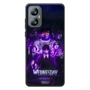 Чехол с дизайном Венздей 2 на Blackview A52 Pro (Фиолетовая магия Уэнздей)