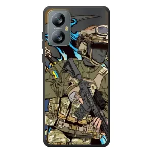 Чехлы с картинкой ЗСУ для Blackview A52 Pro (AlphaPrint) (Воин ВСУ)