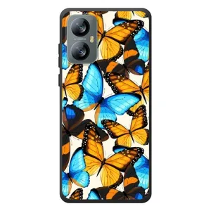 Чехол с принтом для Блэквью А52 Про - (Прикольные) (AlphaPrint) (Яркие бабочки)