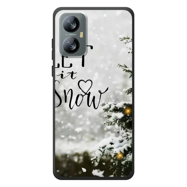 Чехол с принтом «Let it snow» для Blackview A52