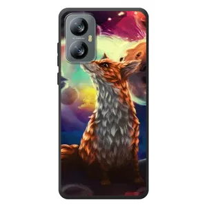 Чехлы с картинкой Лисички для Blackview A52 (VPrint) (Лисица в космосе)