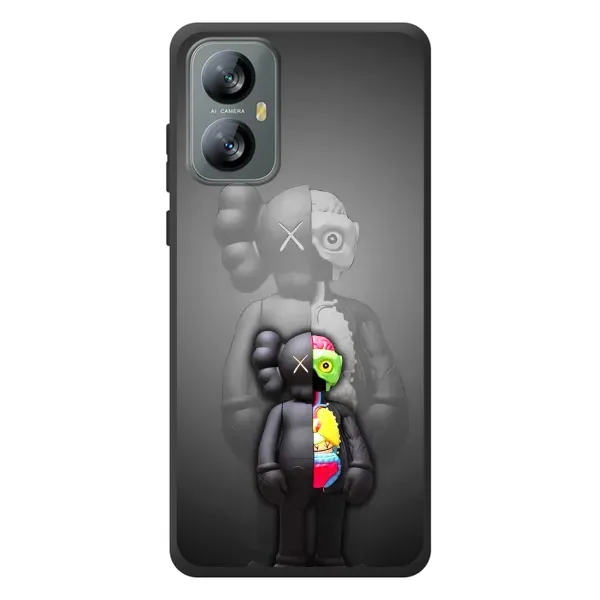 Чехол с принтом «Тело Bearbrick» для Blackview A52