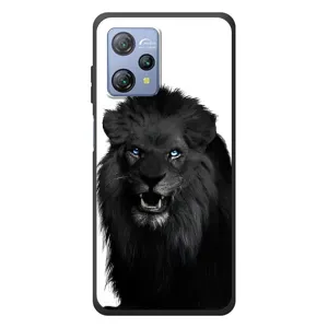 Чехлы с картинками животных Blackview A53 Pro (Черный ЛЕВ)