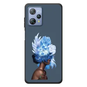 Чехлы (ART) Цветы на Blackview A53 Pro (VPrint) (Цветы на голове)