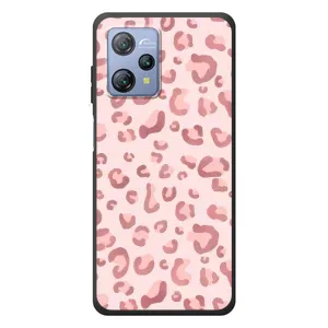 Чехол с розовым рисунком для Blackview A53 Pro (Розовый леопард)