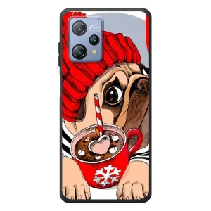 Чехлы с собаками для Blackview A53 Pro (VPrint) (Собачка в шапке)