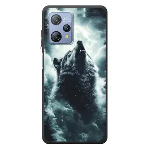 Чехол с картинкой «Хищники» для Blackview A53 Pro (Волк в облаках)