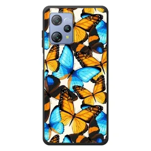 Чехол с принтом для Блэквю А53 Про - (Прикольные) (AlphaPrint) (Яркие бабочки)
