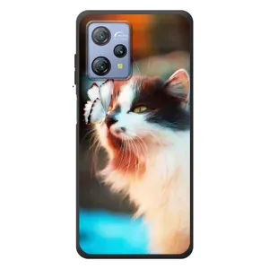 Чохол на Bilakvyu A53 з Котиками (VPrint) (Котик з метеликом)