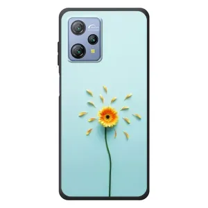 Чохли з квітами для Blackview A53 (VPrint) (Жовта квітка)