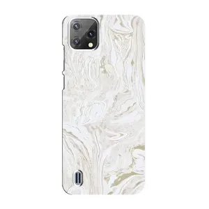 Мраморный чехол на Blackview A55 (VPrint) (Белый мрамор)