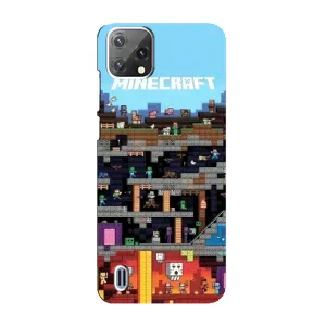 Чохол Майнкрафт на Blackview A55 (AlphaPrint) Minecraft (фон Minecraft)