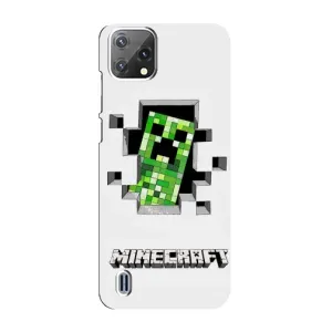 Чохол Майнкрафт на Blackview A55 (AlphaPrint) Minecraft (кріпер Майнкрафт)