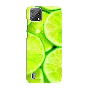 Чехлы с Фруктами для Blackview A55 (VPrint) (Лайм)