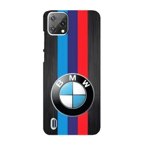 Чехол для Блеквью А55 - с принтом БМВ (AlphaPrint) (Лого BMW)