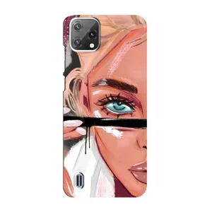 Чехол с печатью для Blackview A55 - (Мода) (AlphaPrint)