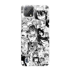 Анимешный чехол для Blackview A55 (Ahegao manga)