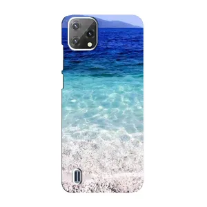 Силиконовый чехол с КАРТИНКАМИ лето для Blackview A55 (AlphaPrint) (Море)