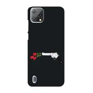 Чехлы (ART) Цветы на Blackview A55 (VPrint) (Неожиданные цветы)