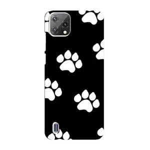 Чехлы с собаками для Blackview A55 (VPrint) (Следы собаки)