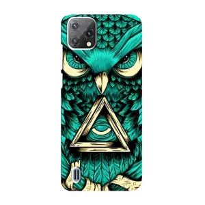 Чехол с птицами на Blackview A55 (VPrint) (Сова с глазом)