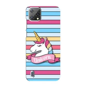Чехол для Блеквью А55 - (Единорожки - Новинки) (AlphaPrint) (Unicorn)