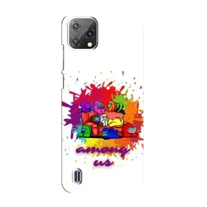 Чехол Амонг Ас для Blackview A55 (AlphaPrint) (Яркий АмонгАс)