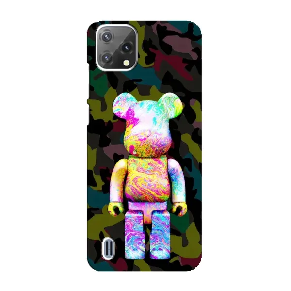 Чехол с принтом «Яркий Bearbrick» для Blackview A55