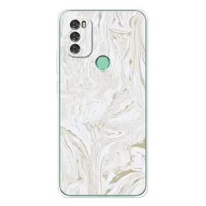 Чехол с принтом «Белый мрамор» для Blackview A70 Pro
