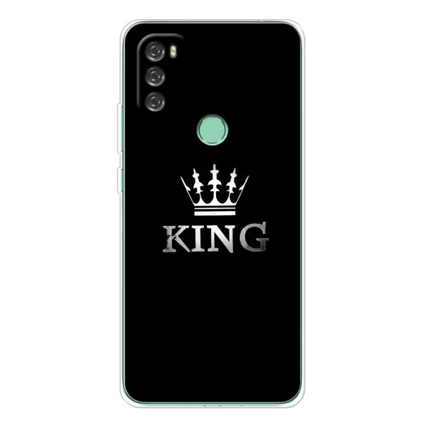 Чехол с принтом «KING» для Blackview A70 Pro