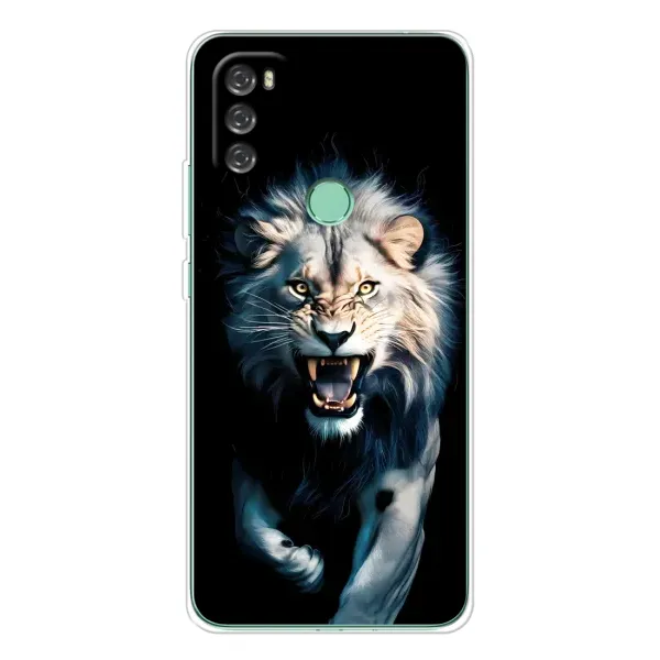 Чохол з принтом «Лев у темряві» для Blackview A70 Pro