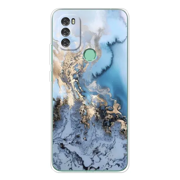 Чехол с принтом «Нежный мрамор» для Blackview A70 Pro