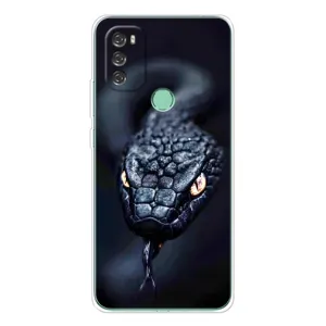 Чохол з картинкою 'Хижаки' для Blackview A70 Pro (Чорна змія)