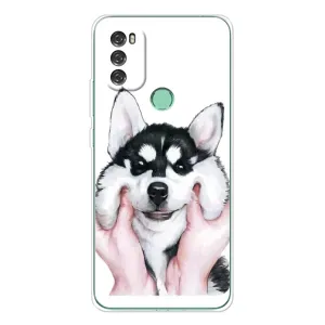 Чохол з Хаскі Blackview A70 - (AlphaPrint) (Хаскі улибака)