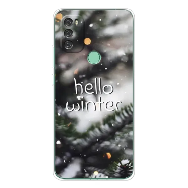 Чехол с принтом «Hello winter» для Blackview A70