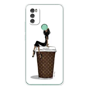 Чехлы Луи Витон для Blackview A70 (AlphaPrint - LOUIS VUITTON) (кофе LOUIS VUITTON)