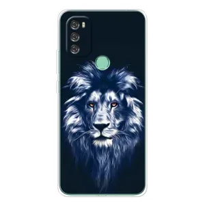 Чехол со Львом для Blackview A70 (VPrint) (Синий Лев)