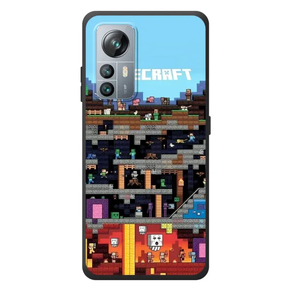 Чохол з принтом «фон Minecraft» для Blackview A85