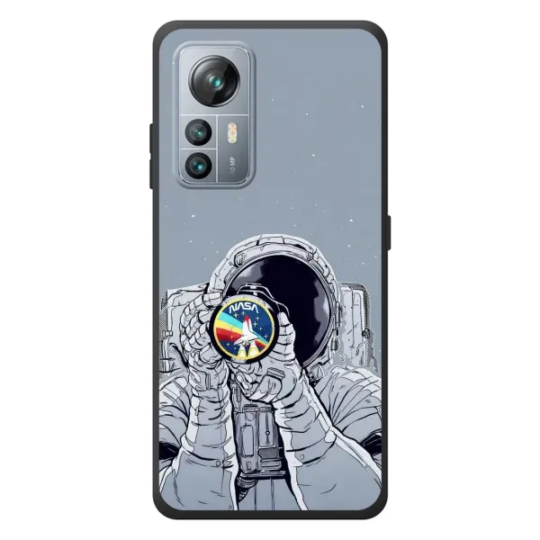 Чохол з принтом «Космонавт фото» для Blackview A85