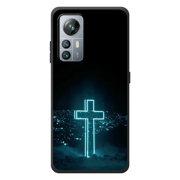 Чохол з принтом «Хрест і місто» для Blackview A85