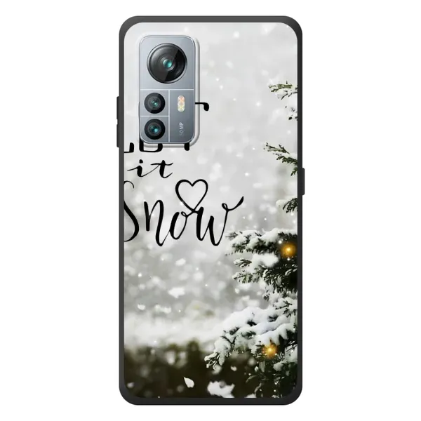 Чехол с принтом «Let it snow» для Blackview A85