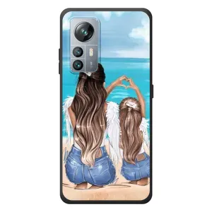 Чохол з друком для Blackview A85 - (Мама з дитинкою) (AlphaPrint) (Мама з донькою)