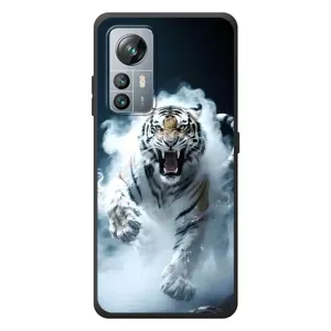 Чохол з картинкою 'Хижаки' для Blackview A85 (Білий тигр у диму)