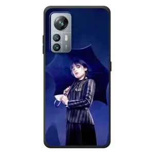 Чохли Венсдей на Blackview A85 Уенсдей (AlphaPrint) (Венздей з парасолькою)