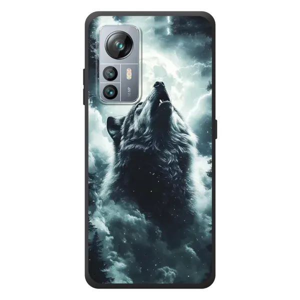 Чохол з принтом «Вовк у хмарах» для Blackview A85